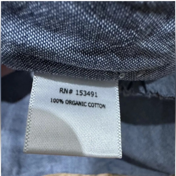 Hope & Henry Cropped Flair Denim Pants With Navy Bow - SIZE: 8 - Picture 4 of 7